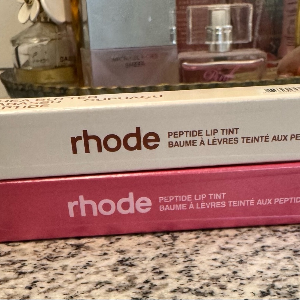 Limited Edition Rhode Peptide Lip Tint Set sugar cookie,cinnamon roll STICKERS
